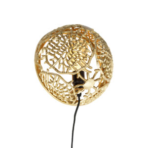 Nástěnná lampa ve stylu Art Deco zlatá - Maro
