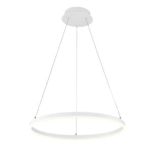 Arcchio Albiona LED závěsné světlo, bílá, 40 cm