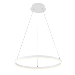 Arcchio Albiona LED závěsné světlo, bílá, 60 cm
