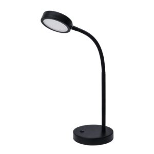 Lindby Toulin LED stolní lampa, flexi rameno černá