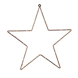 LED kovová hvězda s časovačem