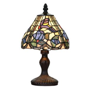 Stolní lampa 5LL-6181 ve stylu Tiffany, Ø 18 cm