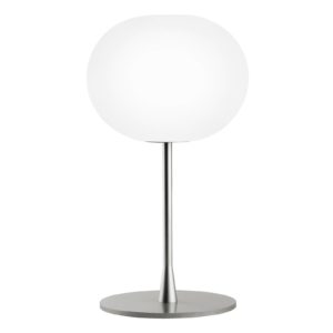 FLOS Glo-Ball Table 1 stolní lampa, stříbrná matná