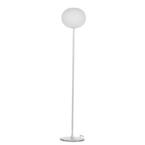 FLOS Glo-Ball Floor 2 stojací lampa stříbrná matná