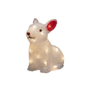 LED světelná figurka králík, na baterie