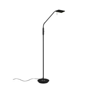 Lindby Gilead LED stojací lampa, CCT černá stmívač