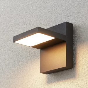 Venkovní nástěnná LED lampa Silvan, tmavě šedá