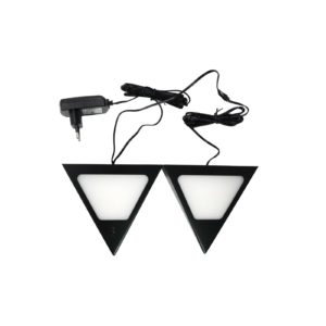Prios Odia LED podhledové světlo, černá, 2 zdrojů