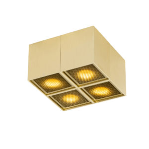 Designová bodová zlatá 4-světlá – Qubo Honey