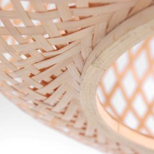 Bambusové stropní světlo Maze, přírodní