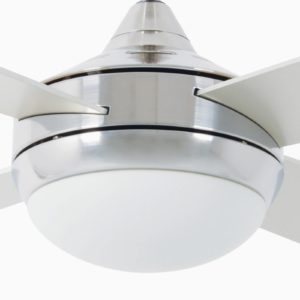 Stropní ventilátor Icaria L světlo hliník/šedá