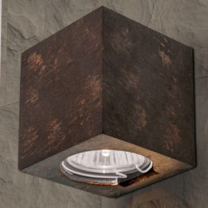 Nástěnné světlo Cube z keramiky výška 7
