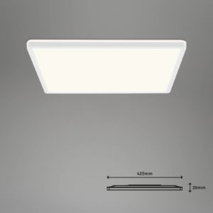 LED stropní světlo Slim S, dim, CCT, bílá 42x42cm