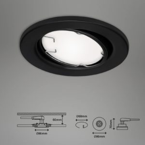 LED podhledové světlo Fit Move S CCT RGB 3ks černá