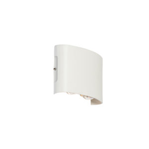 Venkovní nástěnné svítidlo bílé včetně LED 4svítivé IP54 - Silly