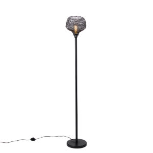 Designová stojací lampa černá 26 cm – Sarella