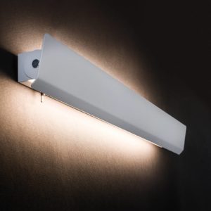 LED nástěnné světlo Wing s vypínačem, bílá