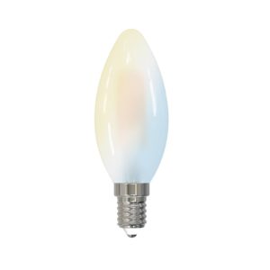 Prios LED svíčka E14 filament 4,2W WiFi CCT matná