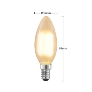 LED žárovka E14 4W 2 700K svíčka stmívatelná matná