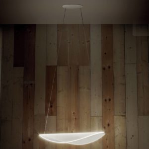 Stilnovo Diphy LED závěsné světlo, bílá 75,6 cm