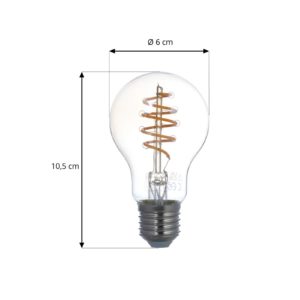 Prios LED filament E27 A60 4