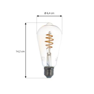 Prios LED filament E27ST64 4