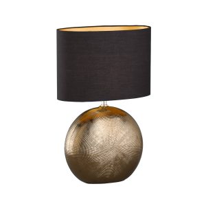 Stolní lampa Foro, bronz/černá, výška 53 cm