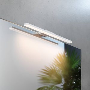 LED osvětlení zrcadla Triga, IP44, bílá 40cm 3000K
