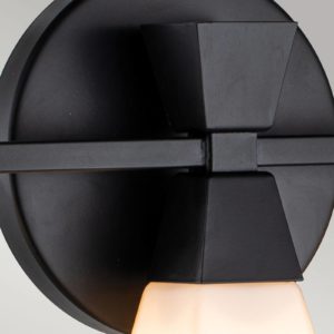 Koupelnové nástěnné světlo Bowtie, černá, 3 zdroje
