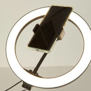 LED kruhové světlo Selfie Tripod USB CCT