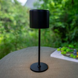 Stolní lampa na baterii Filo venkovní, černá