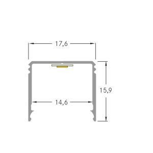 BRUMBERG One LED montážní profil hliník