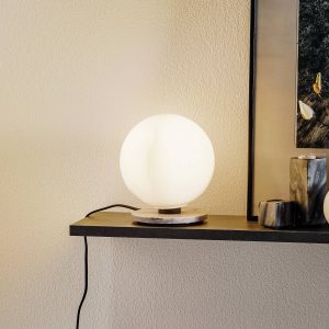 Audo TR Bulb stolní lampa 22cm mramor/opál lesklá