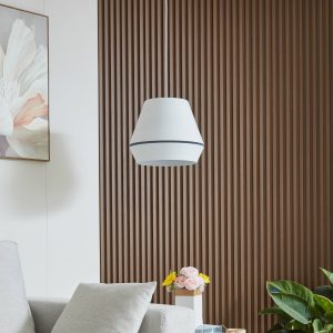 Lucande Faelinor LED závěsné světlo bílá 29 cm
