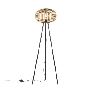 Orientální stativová stojací lampa bambus – Amira