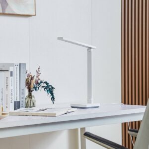 Lindby Rylas LED lampa na psací stůl, bílá