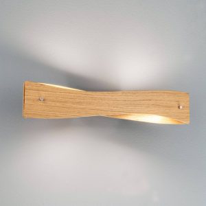 Rothfels Lian LED nástěnné světlo, dubové dřevo