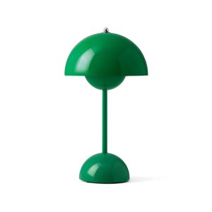 &Tradition Stolní lampa Flowerpot VP3, signální zelená